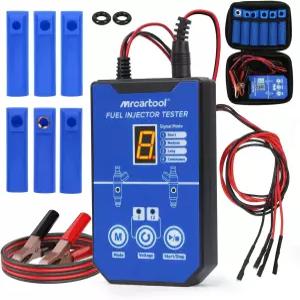 단락 보호 기능이 있는 연료 인젝터 테스터 클리너 키트 프로 8가지 펄스 모드 듀얼 전압 5V/12V 자동/오토