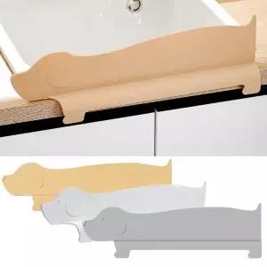 강아지 실리콘 싱크대 물막이 주방 설거지 물튀김 방지