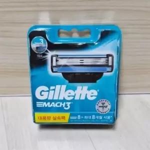 [웰빙창고] 질레트 마하3 면도날 8개입
