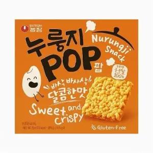 [웰빙창고] 농심 누룽지팝 142g x 16개