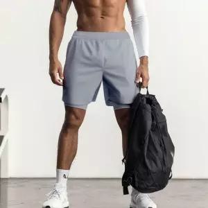 프라픽  남성 2in1 반바지 러닝 팬츠 스포츠 런닝 레깅스 5부 가벼운 데일리 시원한 여름