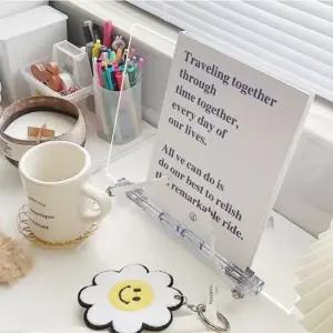 ( )투명 독서대 각도조절 접이식 독서 거치대 북스탠드 아크릴 책받침대