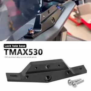 호환  야마하 TMAX 530 T-MAX530 2012 2013 2014 2015 2016 계기판 잠금 구멍 베이스 GPS 폰 홀더 마운팅