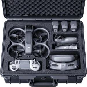 DJI Avata 2 Goggles 3 (N3 아님) RC Motion FPV 리모컨 3용 Lykus Titan AT200 방수 하드 케이스 최대
