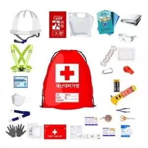 학생용 재난백 28종 생존가방 재난가방 응급키트 생존 백 재난안전 서바이벌백 가방 응급키트