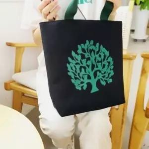 3몰 돈꽃나무 자석 보조가방 에코백 데일리 외출가방 나들이가방 가벼운가방 가방 귀저기가방