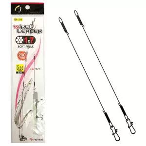 GK-311 갈치 풀치 삼치 코팅 와이어 낚시줄 와이어줄 텐야 루어 낚시 채비