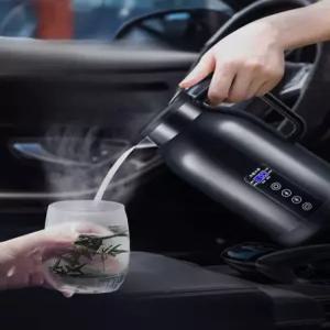 자동차 난방 컵 전기주전자 트렌레스 다용도 가정용 보온병  여행 스틸 스마트