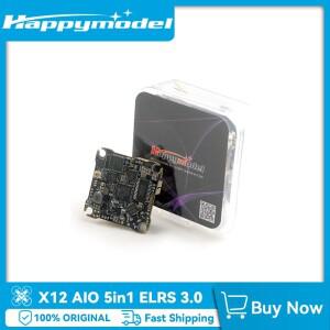 Happymodel X12 AIO 5in1 1-2s Mobula 8 fpv 소형 이쑤시개 드론 blhelis 12a esc openvtx 400mw용 내장