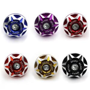 바이크 오토바이 라이센스 플레이트 나사 커버 셸 CNC 6MM 구멍 스쿠터 액세서리 전기 부품