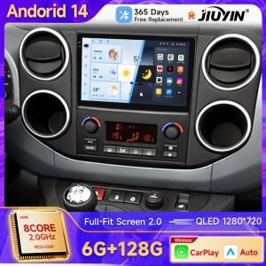 Citroen Berlingo B9 푸조 파트너 2008 - 2019 용 JIUYIN 차량용 라디오 무선 CarPlay Android Auto No 2 d