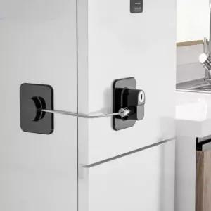 DUGNMARKT  다용도 무타공 현관문 서랍 열림 방지 열쇠 잠금 문열림 스토퍼 잠금장치 서랍문 문고정