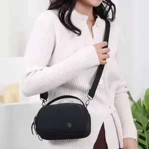 (색상 블랙)블랙 크로스 폰 가방 여행 미니 여자 백 가벼운 여행용크로스백