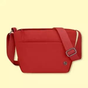 (색상 레드)여성 여행 크로스 백 핸드 폰 지갑 가방 레드 여행용 크로스백 가벼운 데일리 20대