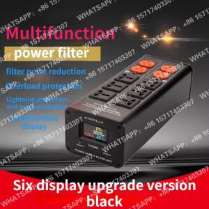 TP1000 파워 필터 소켓 고급 오디오 전원 정화기 번개 보호 서지 보호 필터 소켓 파워 뱅크