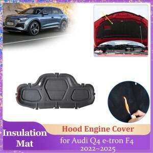 Audi Q4 e-tron F4 용 자동차 후드 절연 패드 2022 ~ 2025 2023 2024 엔진 커버 라이너 코튼 방음 열 매트
