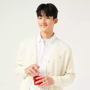 [백화점 정품] 빈폴 멘 코튼 베럴비 레이어드 가디건 카디건 - 아이보리 (BC575AC160)