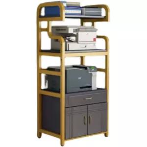 컴퓨터 사무실 프린터 받침대 테이블 본체 거치대 서랍 선반