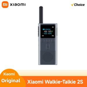 샤오미 워키토키 2S 컬러 스크린 1.77 인치 4W 전원 120 시간 대기 듀얼 모드 5km 통화 거리 IP54 야외 보