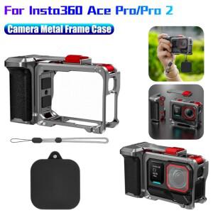 인스타360 에이스 프로/프로 2 카메라 메탈 프레임 케이스 퀵 릴리즈 래빗 케이지 엑스플로러 그립 키트 인