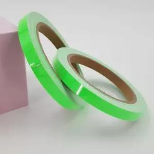 형광스티커 야광 테이프 형광 스티커 반사 안전표시 10m 10mm