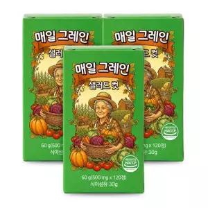 매일 그레인 샐러드 컷 식이섬유 타블렛 500mg x 120정 3개