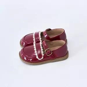 베이비잼 여아용 클래식레이스 플랫 와인 - 10007