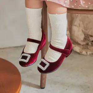 베이비잼 여아용 로저힐플랫 와인 - 10007