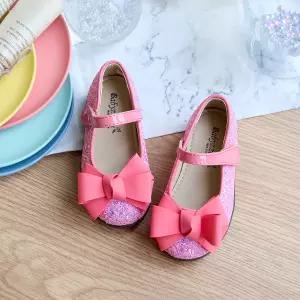 베이비잼 여아용 샌디리본(LED) 플랫 연핑크 - 10009