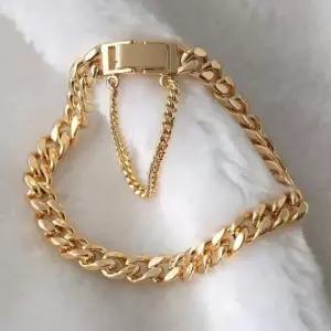 여름팔찌 골드 볼드 각 체인 패션 팔찌 14KGP