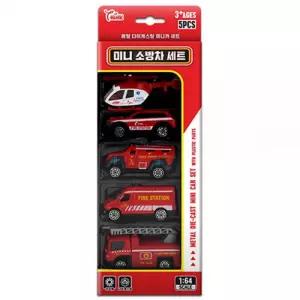 메탈 미니 소방차 5종 세트 10000