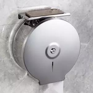 (직접검수/당일발송)선반형 무타공 업소용 스텐 점보롤 화장지 케이스 휴지케이스 디스펜서