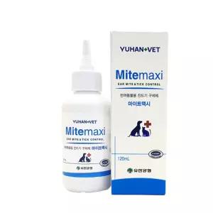 마이트맥시 강아지 고양이 귀세정제 진드기 구제제 120ml