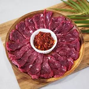 [롯데백화점]자연맛남 신선 당일작업 한우 뭉티기 200g