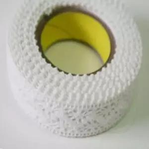 레이스리본접착E 1롤 레이스부자재 레이스리본끈 레이스끈 레이스스트랩 리본레이스