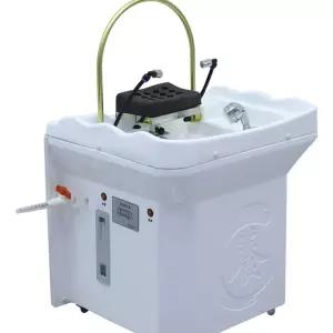 이동식 미용실 샴푸대 물저장 훈증 세면대 온수 간이 머리감기 60L 수통