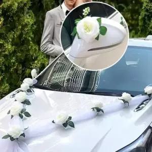 웨딩카 장식 세트 예비 신랑 신부 셀프웨딩카 프로포즈 이벤트 깜짝파티 웨딩카장식 웨딩카꾸미기