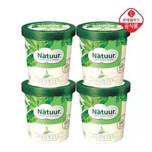 [신세계라이브쇼핑]나뚜루 파인트 녹차 474ml x 4개