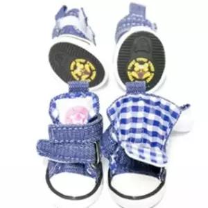[반려] 강아지 신발 애견 슈즈 강아지 양말 운동화 블루 1호