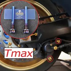 호환  FLAWLESSTI 티타늄 후면 켈리퍼 핀 Gr5 M10X65X1.25 피치 야마하 Tmax 560 530