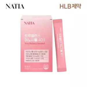 HLB제약 나티아 엽산 비타민 콜린 미오 나티아 트루밸런스 이노시톨 40:1 30포 x1박스(총 30포)