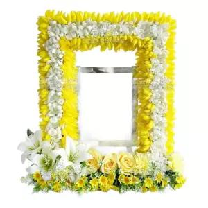 납골당 추모 리스 꽃 유골함 화관 미니 영정 사진 봉안당 꾸미기 성묘 프리미엄