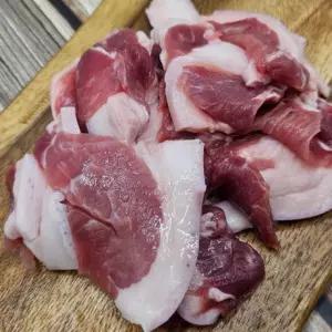 포뇨4  국내산 지리산 흑돼지 전지살 200g 2팩 400g