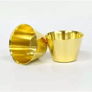 선물세트용 금도금 황금골드 막걸리잔세트2P 술잔 막걸리잔 금도금술잘 주방용품 막걸리