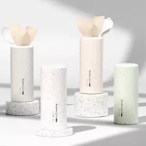 [휴홈] 컵홀더 차량용 무표백 대나무 밤부톡 슬림티슈 60매x8개