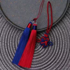 선물보자기노리개 태슬 노리개 투톤 한복전통노리개