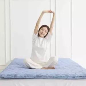 바닥 요매트 요솜 매트리스 패드 퀸 2인용 그레이