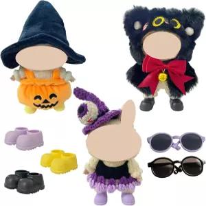마법 판타지 스타일의 17cm 인형 의상 3종 세트 마녀 모자가 달린 호박 6.7인치 액세서리 카와이 의상에는