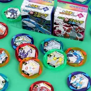 [아트박스]/문구앤토이스 포켓몬 파워 뉴 크리스탈 스핑 딱지 (18개 1세트)