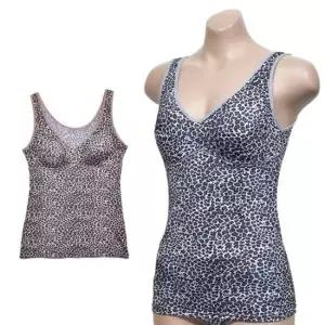 브라런닝 호피패턴 부직포 ZF 노와이어 미코디) 인견 호피패턴 인견 부직포 노와이어